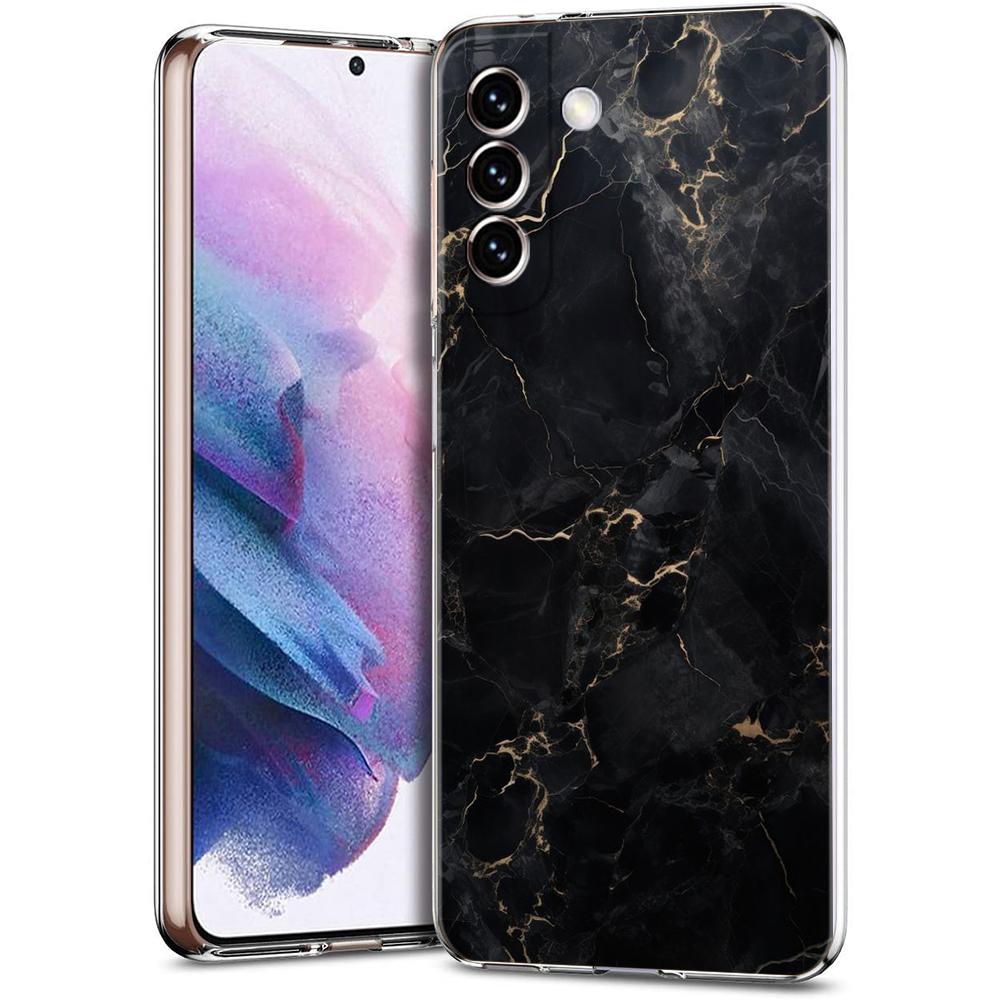 Fashion Marble Pattern Phone Case For Samsung Galaxy S24 Ultra S23 FE S22 S20 S21 5G S10 S9 Plus S10E S8 Silicone Clear Cover