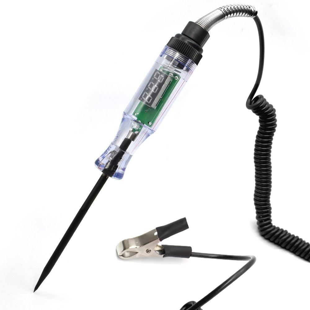 Display Auto Repair Probe Test Pen Long Probe Pen Voltage Circuit Tester Automobile Polarity Pen