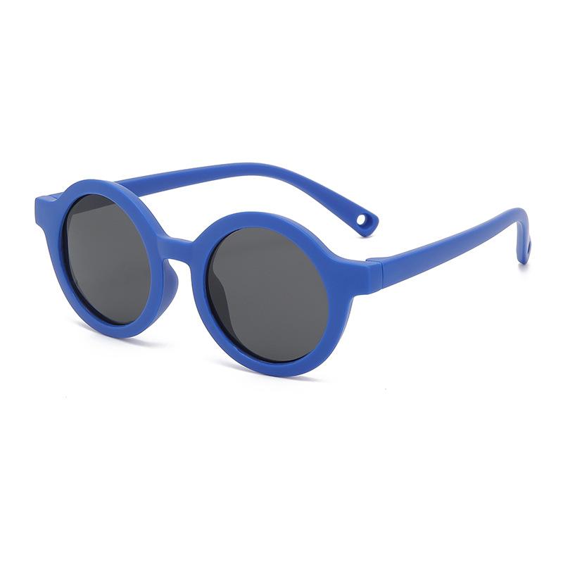 

New Circular Frame 23056 For Boys And Girls Vintage Ultraviolet Silicone Childrens Sun Glasses Professional Vision Correction