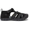 KEEN Kids Sandals SEACAMP II CNX Sea Camp Two CNX Cm (20.0-23.5cm) Black/Gray 22.5