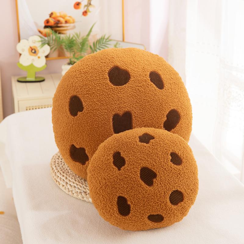 Creative Cute Cartoon Ins Cookies Doll Plush Toys Cookies Doll Pillow Girl Sleeping Pillow Gift