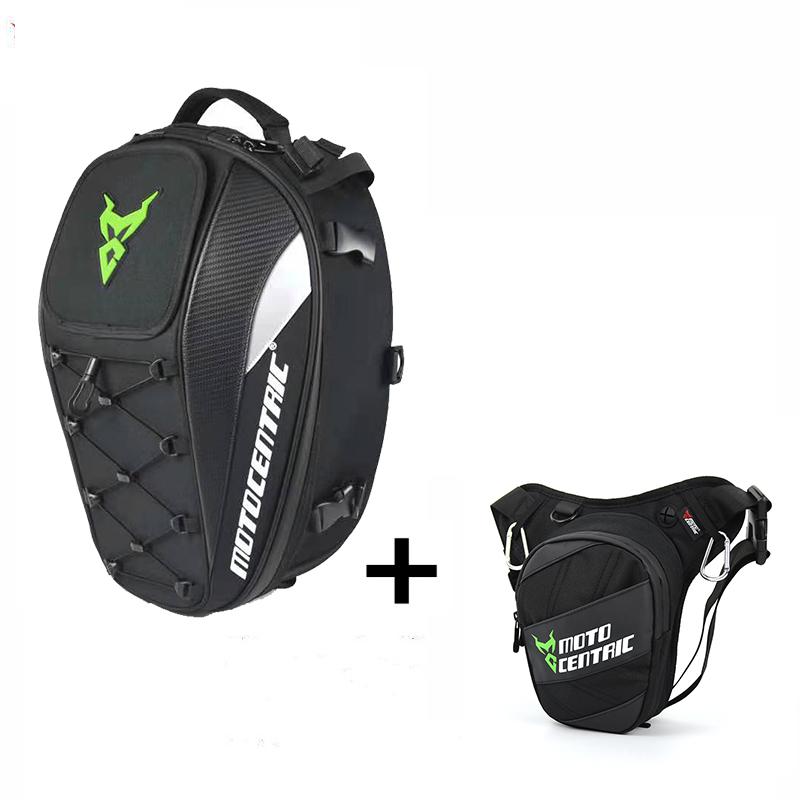 Motorcycle Helmet Bag 37L High Capacity Multi-functional Back Seat Bag Shoulder Waist Leg Waterproof Luggage Moto Equipment