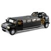1/32 Alloy Hummer H2 Lengthen Limousine Metal Diecast Car Model Sound and Light Pull Back Kids Toy Vehicles Gift