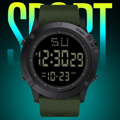 Men's Student Electronic Watch Multi-function LED Big Black Screen Table Sports Electronic Watch