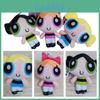 Set di Ciondoli Zaino Bambole Peluche Powerpuff Girls Giocattoli Morbidi Adorabili Per Bambini E Fan
