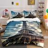 Eiffel Tower Under Clouds. Bedding Sets Duvet Cover Sets Duvet Covers Pillowcases(1 * Duvet Cover 2 * Pillowcases Without Duvet Insert)