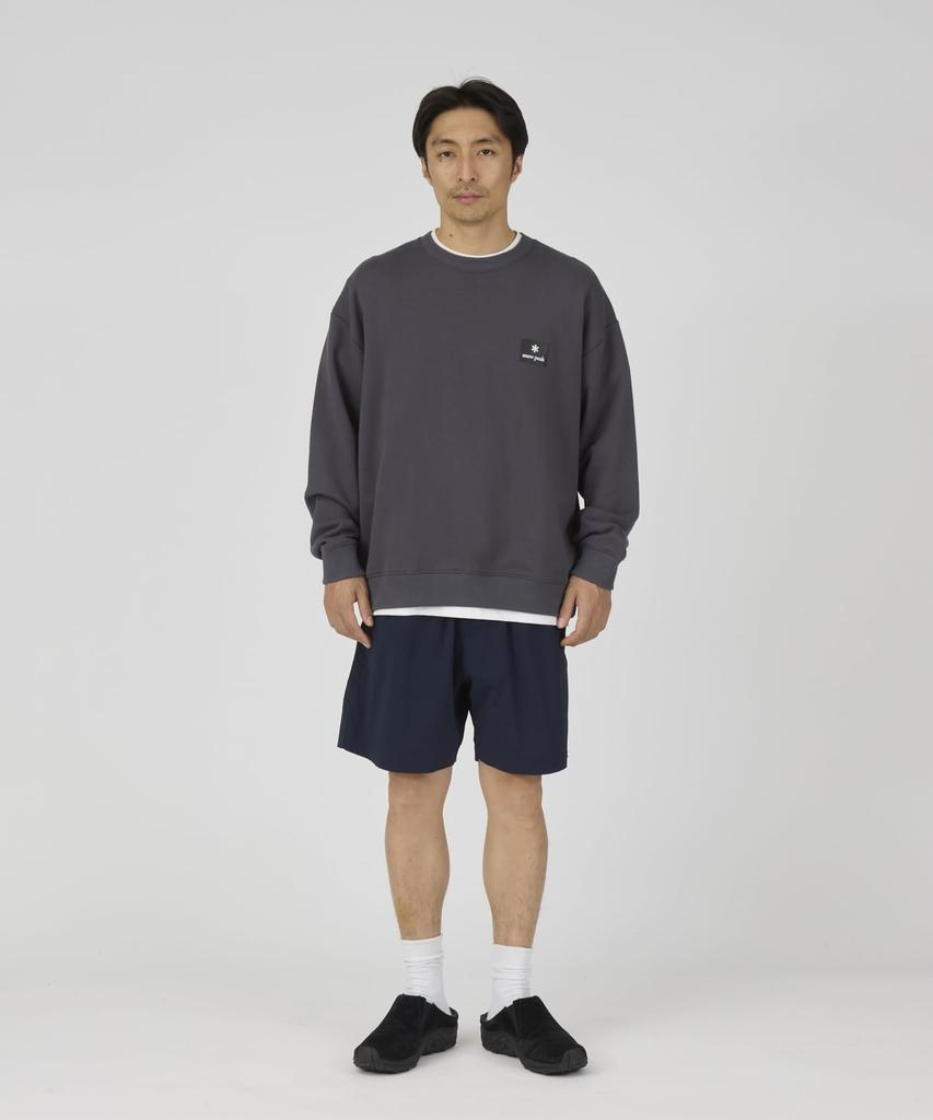 [Snow Peak] New Standard Square Logo Pullover NSD-SW-25AU001 Tops Pullover Men's Women's CHARCOAL L
