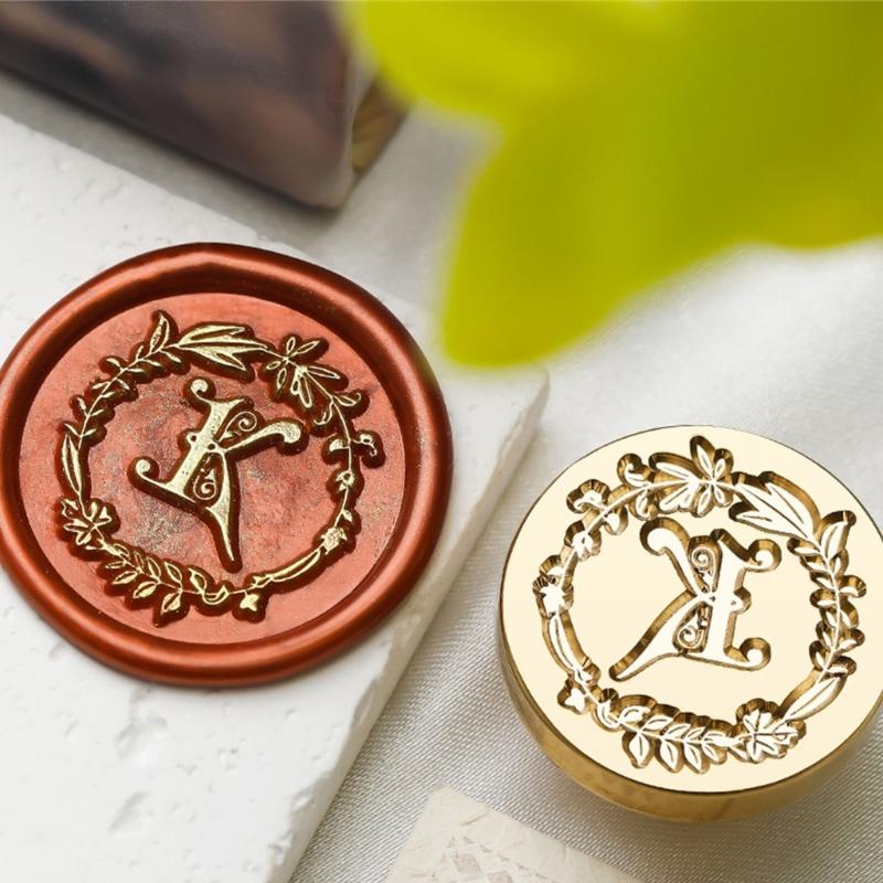 Capital A Sealing Wax Stamp Letter Series Wax Seal Stamp for Cards Scrapbooking Wedding Invitations Metal Seal Stamp