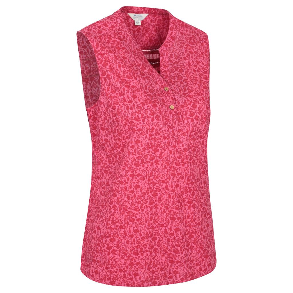 Mountain Warehouse Womens/Ladies Petra Floral Pattern Sleeveless Shirt