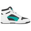 Puma Rebound LayUp White Spectra Green Unisex Sneakers Black 369573-26