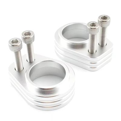 Motorcycle Handlebar Riser For ZZR1200 Motorcycle Aluminum Handlebar Riser 19.5mm Up Adapter Bracket Extender Mount Clamp Universal Bike Accessories