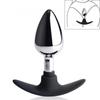 3 Size AMetal Silicone Base Smooth Butt Plugs Nal Plug Sex Toys Prostate Massager Dildo Stimulator Anus Masturbator Adult Toys