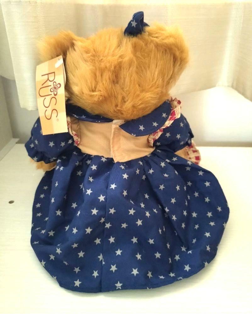 [USED] Vintage RUSS Teddy Bear "Amelia" with tag