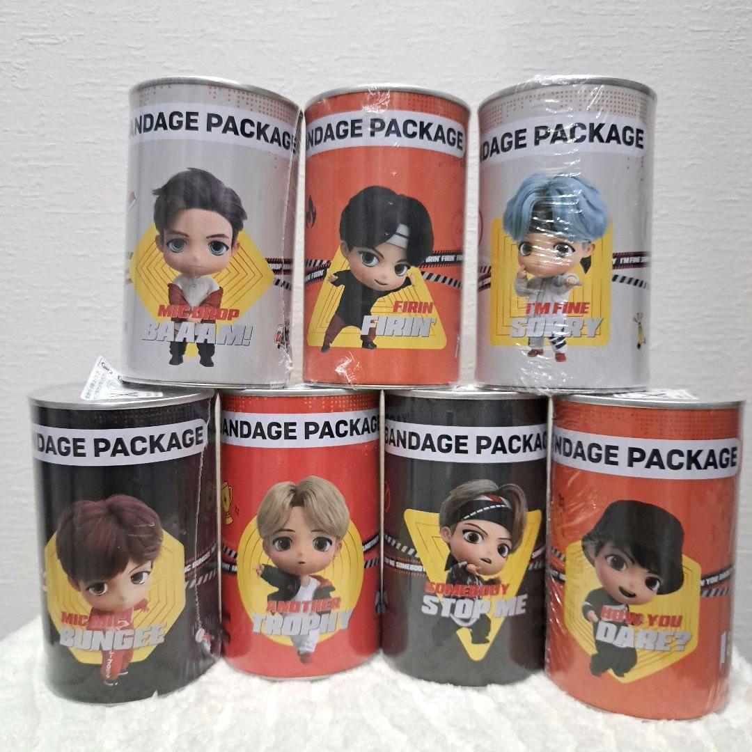 

[USED] Tiny Tan Band-Aid Package Set of 7 BTS