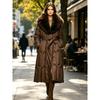 VEZFAA Moda donna casual autunno inverno tinta unita stampa maniche lunghe giacche e cappotti piumini