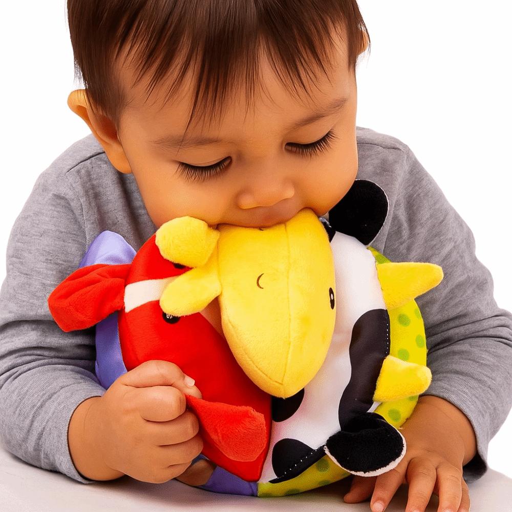 Plush Baby Hand Grasp Ball Montessori Baby Cloth Balls  Kids Children