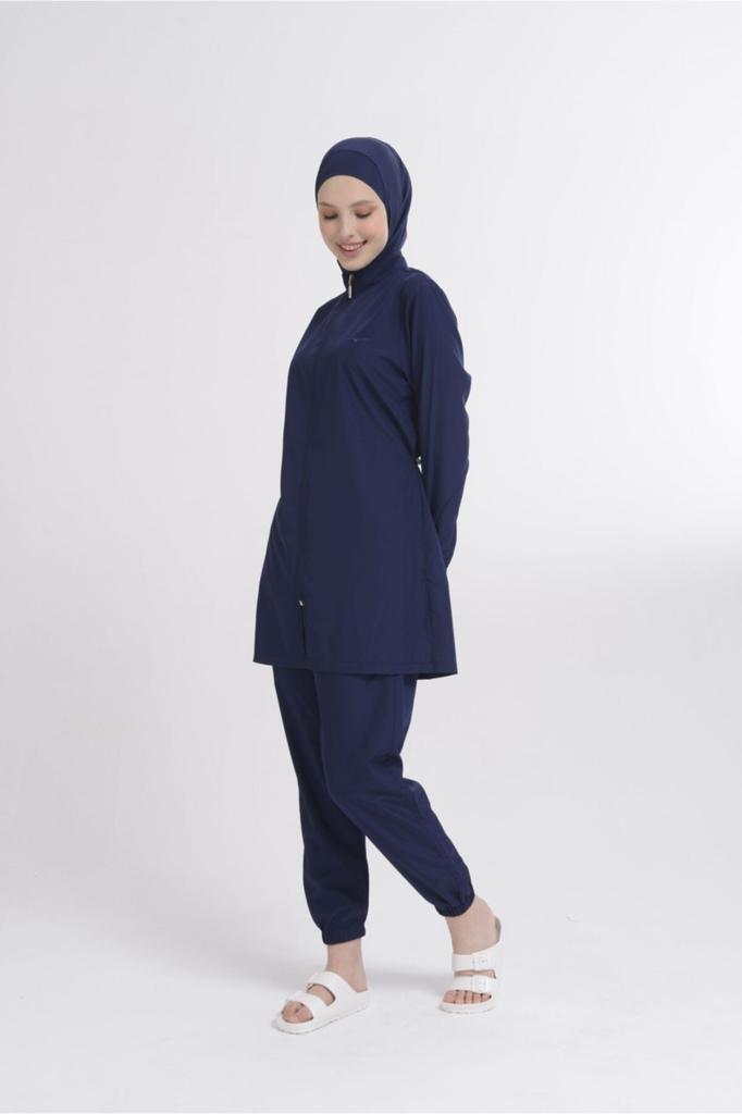 Muslimischer bescheidener islamischer Burkini-Strand-Schwimmanzug für Damen, Bademode, Hijab, Strandmode, Badeanzug 