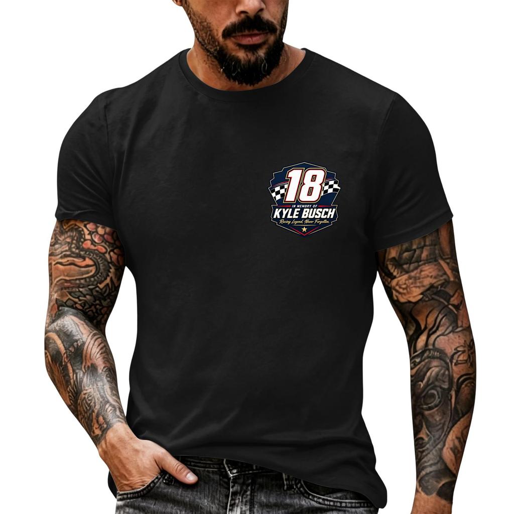 Men's Short Sleeve Graphic T Shirt Racing Inspired Casual Top Vintage Style Motorsport Enthusiast Tee Comfortable Fit