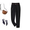 High Waist Office Harem Pants Women  Autumn Straight Black Casual Suit Pants Fashion Pantalon Loose Vintage Women Trousers 23860