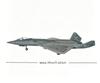 Model stíhačky YF-23 Black Widow II v měřítku 1/72, Plastikový stavebnicový model typu Snap Fit (bez nutnosti lepidla), Kovový model vojenského letadla Diecast Coll