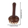 Multi-Functional Wood Therapy Massage Comb Scalp Head Massager Natural Wood Circular Tooth Guasha Scraping Body Massager