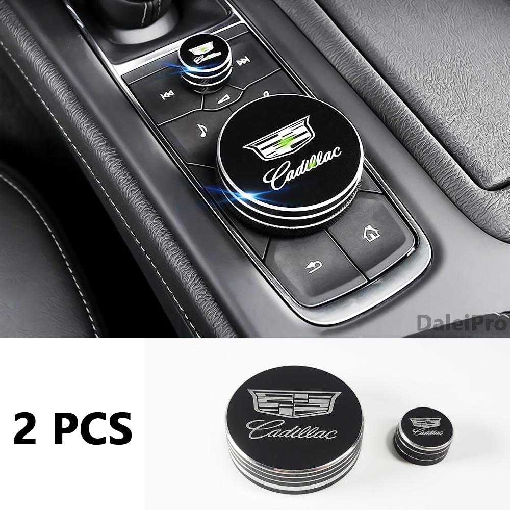 For Cadillac CT5 2020 2021 2022-2025 Air Condition Switch Knob Cover Sound Knob Cover Audio Knob Trim Ring Switch Ring Cover