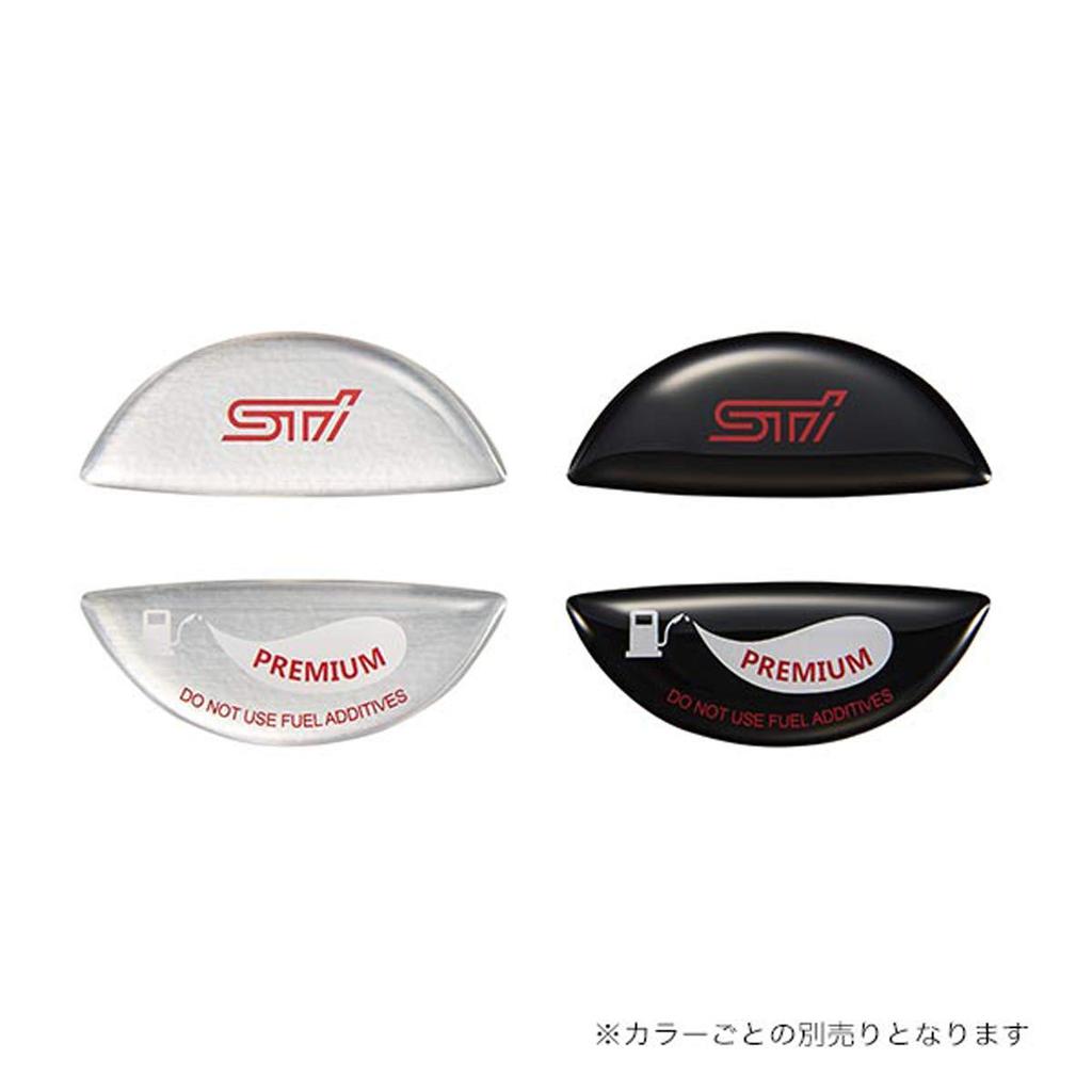 SUBARU [Genuine Subaru Product] STI [Fuel Cap Ornament (Hi-oction)] Black STSG18100640 W54mm X H: 21mm