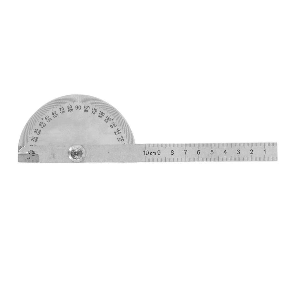 Adjustable Angle Protractor Stainless Steel 180 Degrees High Accuracy Angle Measure Tool for Woodwor