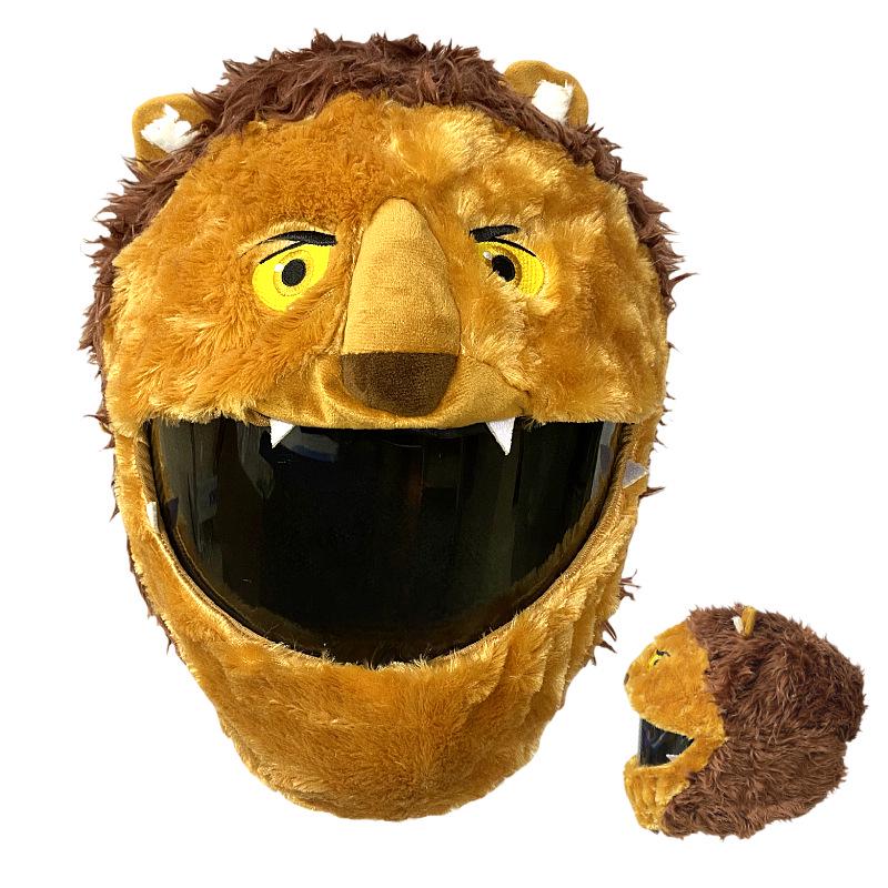 Motorcycle Helmet Decoration: Cartoon Rabbit, Toothless, Pumpkin Head Covers