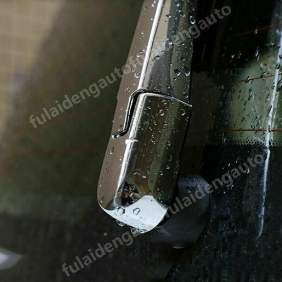 Chrome Rear Window Rain Wiper Blade Cover For Nissan Armada Patrol Y62 2017-2019