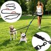 Convenient One-to-Two Belt Leash, Detachable Elastic Hands-Free Dog Leash, Daily Walking, Outdoor Leisure Activities, Pet Suppli