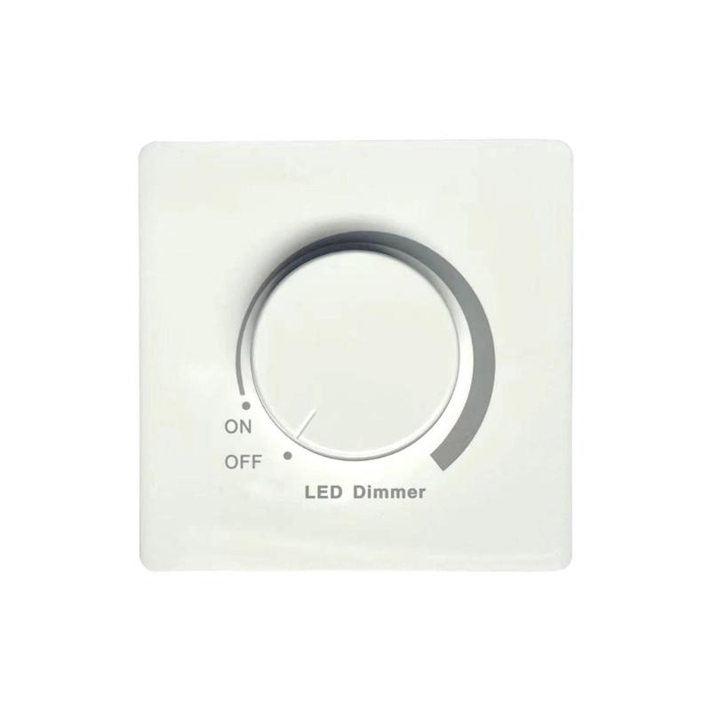 86 Type Wall Light LED Dimmer Switches Rotary Knob Dimmer Switches 300W Adjustable Brightness Controller Easy To Use