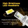 2pcs H7 H11 9005 H8 9006 H4 HB3 HB4 Car LED Headlight Bulbs 12V COB Chip Auto Motorcycle Head Fog Lamp 6000K Universal