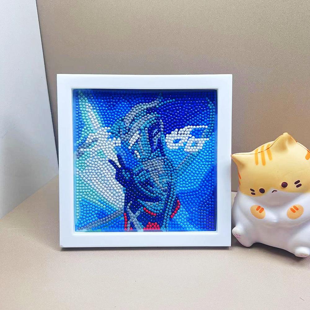 Children'S Diamond Painting Handmade Diy Masonry Painting Cartoon Diamond Sticker Bedroom Living Room Decorative Painting Photo Frame