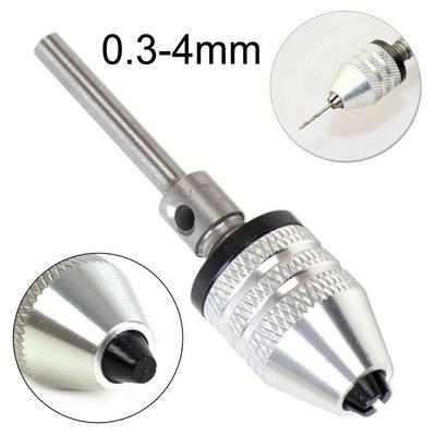 0.3-3.4mm Dia Mini Drill Bit Chuck Adapter Converter