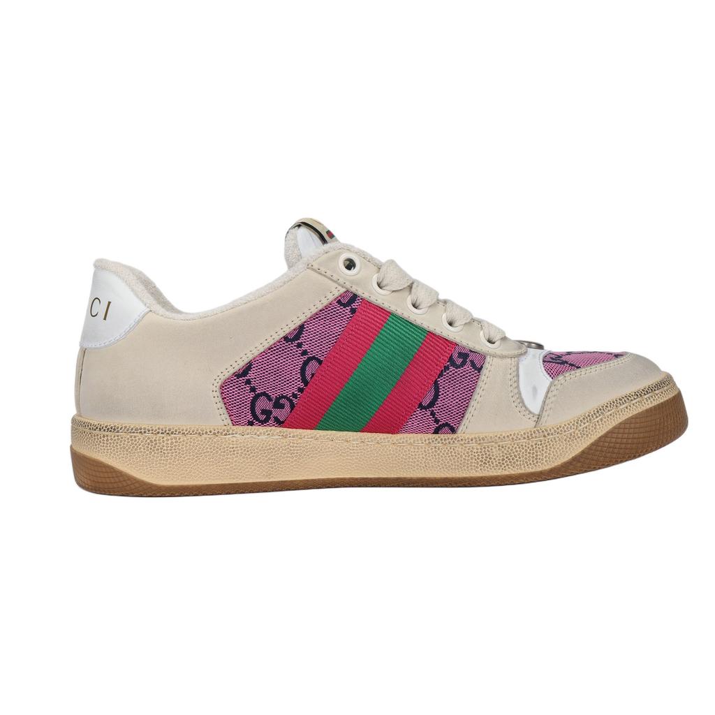 Gucci Screener Distressed Shoes Stylish Skateboarding Shoes Women's Brown 570443 9SFR0 5270