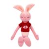 Pink Naughty Rabbit Doll Long Legs Big Ears Rabbit Pillow Children's Birthday Gift Home Decoration Event