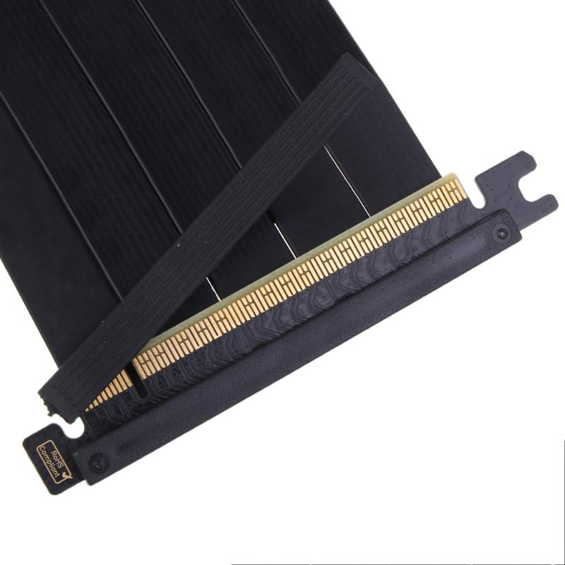 Mini Chassis PCIe 4.0 X16 Riser Cable for Graphics Cards ITX A4 PC Case PCI-E 4.0 Double Reverse GPU Extension Cord