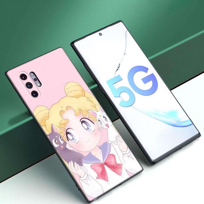 Anime Sailor Moon Telefon Fall Für Samsung M30 M31 S Hinweis 10 Lite 20 M04 M13 M32 M14 M23 M33 M34 M42 m52 M53 M54 M11 M12 M21 M22