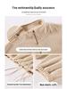 Women's 2024 Double-Sided Fleece Tracksuit: Cozy Yoga Jacket & Casual Warm Pants for Autumn/Winter Fitness.