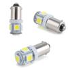 10Pcs BA9S T10 T4W Car LED Lamps 5050 5SMD Auto Interior Lighting Dome Map Reading Light Side Wedge Bulbs 12V Bulbs 7
