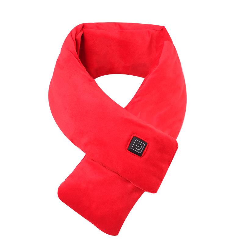 Men Women Electric Shawl Super Warmer Winter Soft Heated Scarf Neck with USB