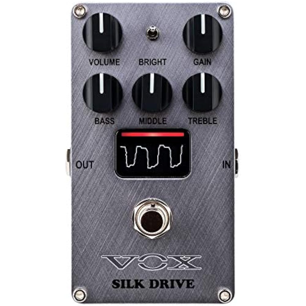 

VOX Electric Guitar Compact Effector SILK DRIVE VE-SD Silk Drive Vacuum Tube with Nutube Clean Cr...