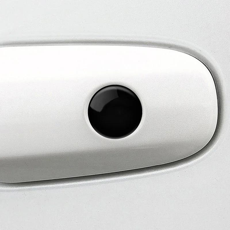 4pcs Car Keyhole Stickers Modified Sticker Keyhole Stickers Multifunctional Car Door Entry Guard Shield, Exterior Stickers Amagi