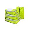 4Pcs/set Portable Compression Packing Cubes Luggage Suitcase Organizer Set Extensible Packing Mesh Bags Clothing Storage Bages