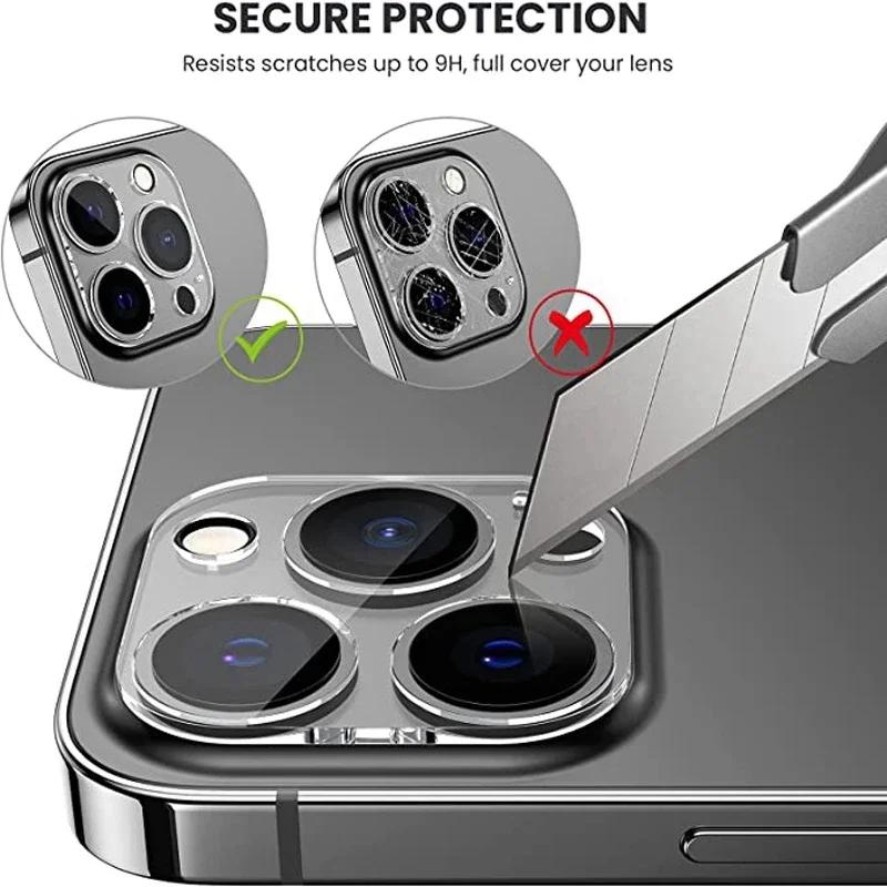 1pcs 9H High Quality Camera Lens Tempered Glass for IPhone 17 16 14 15 Pro Max 17Air HD Phone Camera Lens Protector Lens Film
