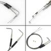 Throttle and Idle Cable Set Idle Cable with 90° Elbow Fitting 56579-02A for Davidson FXST FLST FLT XL Replacement Part