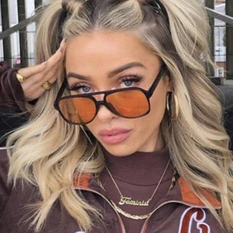 Vintage Aviator Sunglasses Man Woman  Fashion Popular Ins Shades Luxury Brand Designer Male Female Driving Eyewear