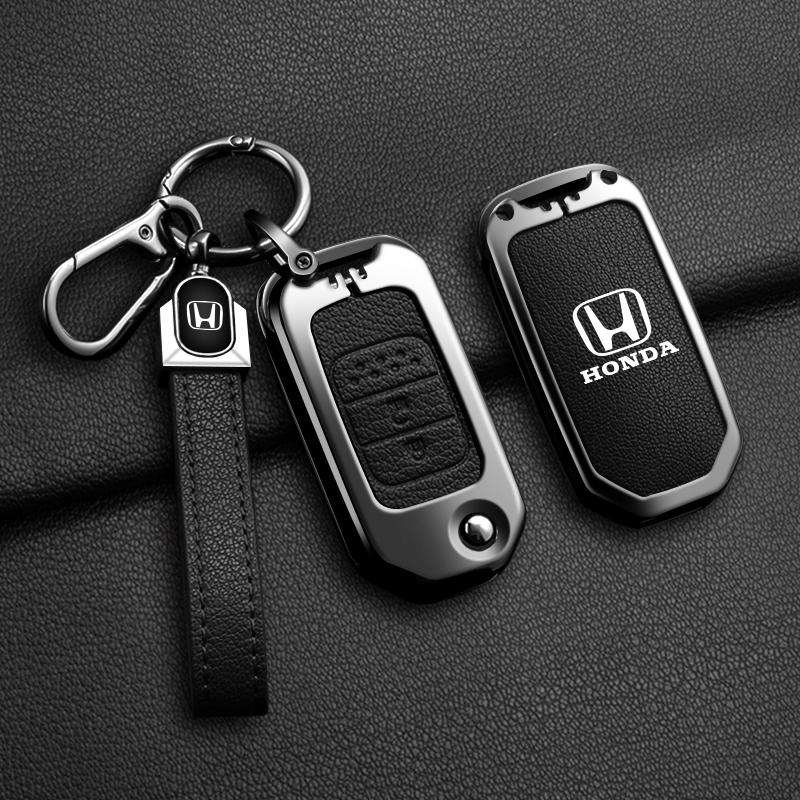Car Smart Remote Key Fob Case Cover For Honda Civic Accord City Odyssey CR-V XR-V HR-V Vezel Jade Jazz Crider Auto Accessories