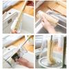 Glass Cup Cleaning Brush Wooden Cup Brush Drink Wineglass Bottle Glass Cleaner Brush Cup Scrubber Kitchen Cleaning Tool